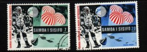 SAMOA SG330/1 1969 FIRST MAN ON THE MOON  USED