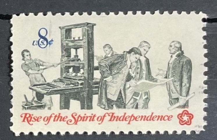 US #1476 Used - 8c Rise of the Spirit of Independence 1973 [B3.3.4]