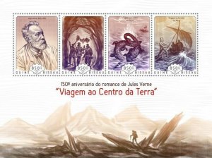 GUINEA-BISSAU 2014 MNH. JULES VERNE   |  Michel Code: 7296-7299