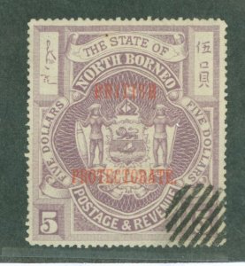 North Borneo #108 Used Single