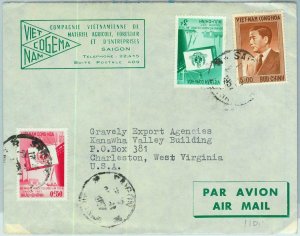 91242 -  VIETNAM - Postal History -   AIRMAIL COVER  to the USA  1957