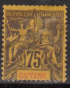 French Guiana 48 Cer 41 MH Ave 1892 SCV $37.50