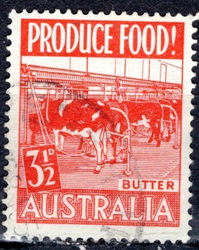 Australia 1953; Sc. # 253; Used Single Stamp