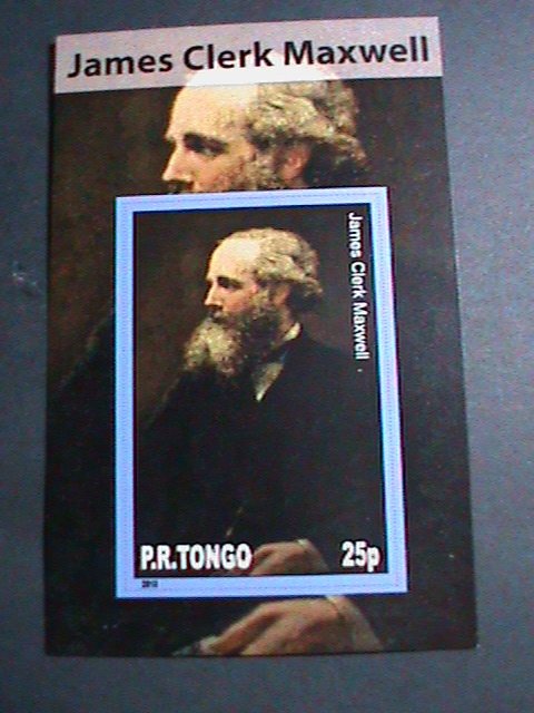 ​TONGA-2010 FAMOUS PERSON- JAMES CLERK MAXWELL-IMPERF: MNH S/S SHEET-VERY FINE