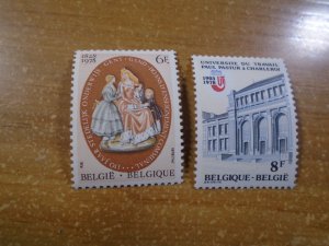 Belgium  #  1015-16  MNH