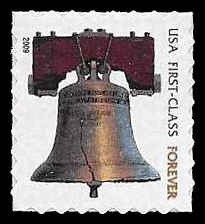 PCBstamps   US #4128b Bk Sgl (44c)Liberty Bell, 09, MNH, (2)