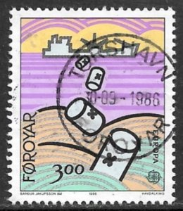 FAROE ISLANDS 1986 3k Europa Issue Sc 143 VFU