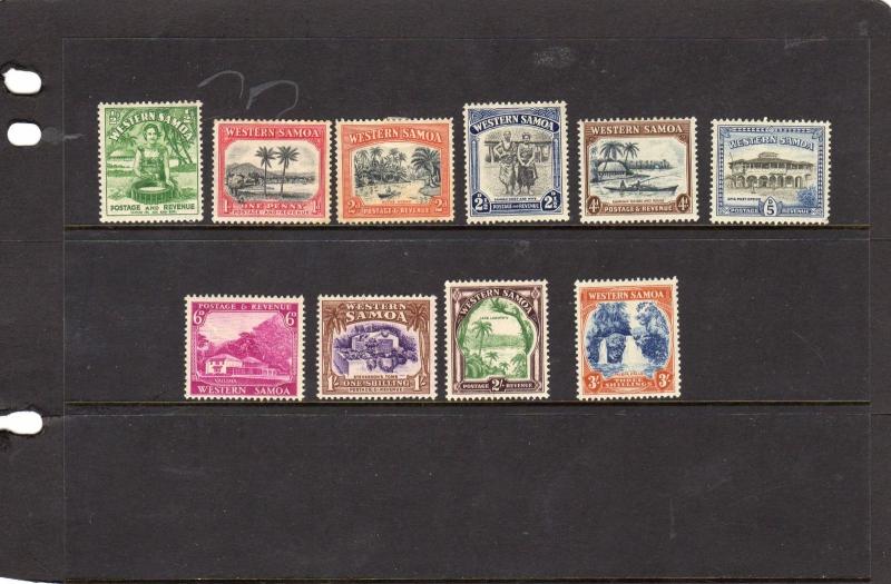 Samoa 1935 Definites  MH