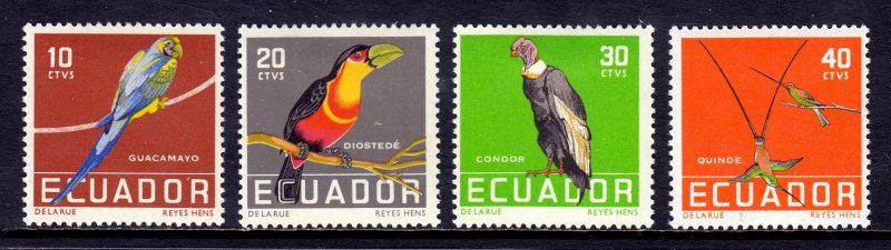 Ecuador - Scott #634-637 - MH - SCV $9.80