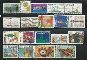 Canada #667-683,685-686 (U) CV. $7.30