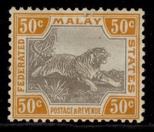 MALAYSIA - Fed. Malay QV SG47c, 50c grey-brown & orange-brown, M MINT. Cat £70.