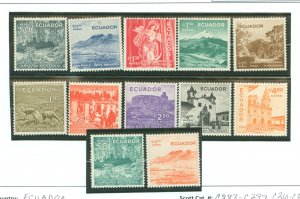 Ecuador #C288-C297/C310-C311 Unused Single (Complete Set)