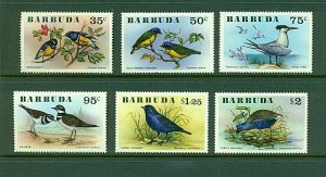 EDSROOM-7713 Barbuda 238-43 MNH 1976 Complete Birds CV$7.75