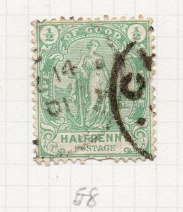 Cape of Good Hope 1893 QV Early Issue Fine Used 1/2d. NW-206516