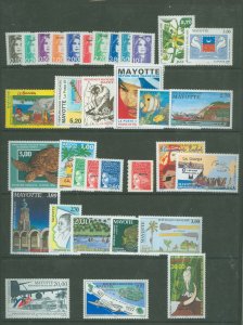 Mayotte #75-111/C13  Single (Complete Set)