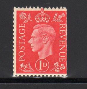 GREAT BRITAIN #236  1937  1p  KING GEORGE VII     MINT  F-VF NH  O.G