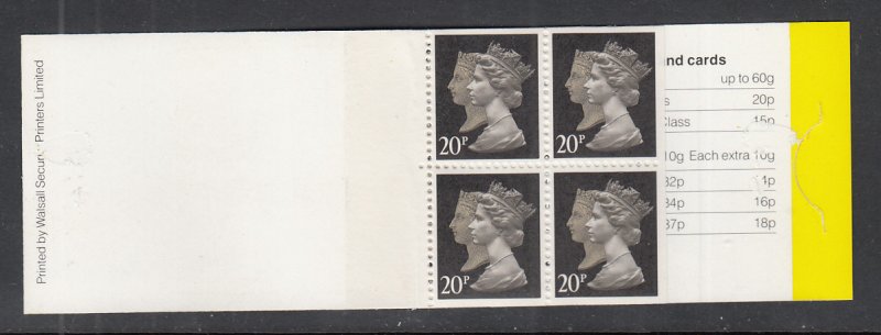 Great Britain MH194a Booklet MNH VF