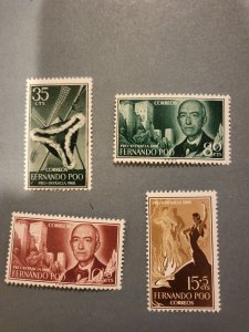 Stamps Fernando Po Scott #190-1, B1-2 never hinged