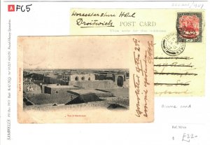 SUDAN Card Khartoum *Vue of Omdurman* SCARCE PPC GB Worcs 1907{samwells}FC5