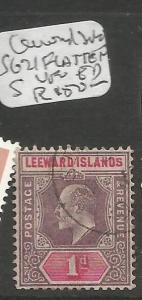 Leeward Islands SG 21 Flattened S VFU (4cqv)