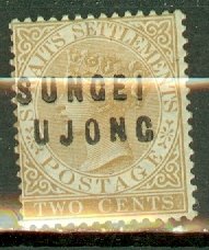 GS: Malaya Sungei Ujong 4 unused no gum CV $435