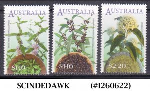 AUSTRALIA - 2022 BUSH SEASONINGS - PLANTS & FLOWERS - 3V - MINT NH