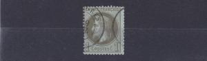 FRANCE  1863  - 70  SG102 IC OLIVE GREEN BLUISH  USED    CAT £22   