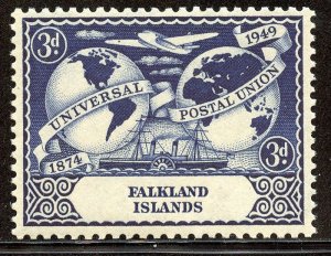 Falkland Islands # 105, Mint Hinge.