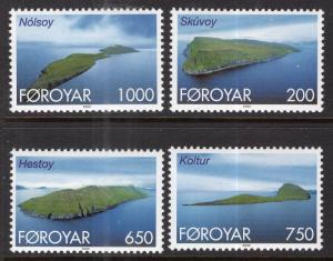 Faroe Islands 383-386 MNH VF