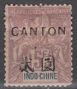 France Canton #30  F-VF Unused  CV $67.50  (A8964)