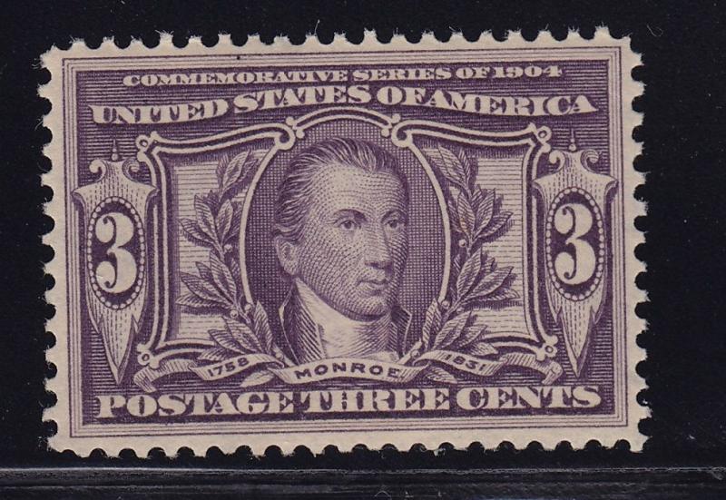 325 VF never hinged OG with rich color cv $ 185 ! see pic !