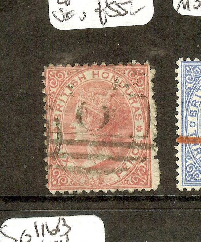 BRITISH HONDURAS (P2605B) QV  6D  SG9  VFU