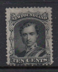 Canada Newfoundland Sc 27a 1865 10c Prince Albert stamp unused