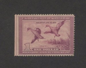 RW5 Federal Duck Stamp 1938 MNH.OG.    #02 RW5mnhf