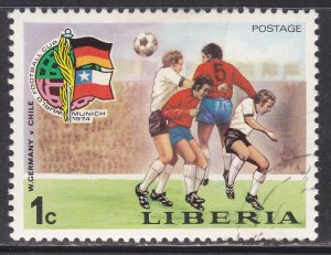 Liberia 675 World Cup Soccer 1974