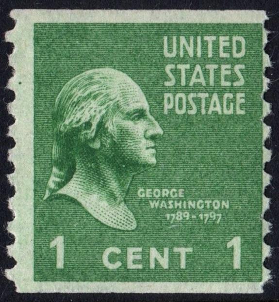 SC#839 1¢ Washington Coil (1939) MNH