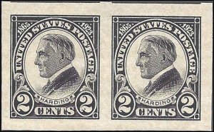 611 Mint,OG,NH... Pair... SCV $20.00... XF/Superb