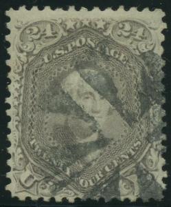 #78b VF USED WITH FANCY CANCEL CV $425 BU7430