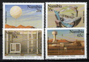 Namibia SWA 690-693 MNH Weather Service Meteorology ZAYIX 0424S0151M