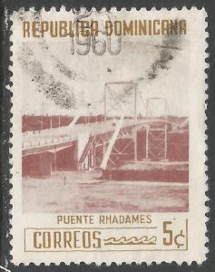 DOMINICAN REPUBLIC 521 VFU BRIDGE 541G-5