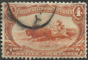 # 287 Orange Used FAULT Indian Hunting Buffalo