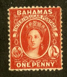 BAHAMAS 11c MH SCV $70.00 BIN $30.00 ROYALTY