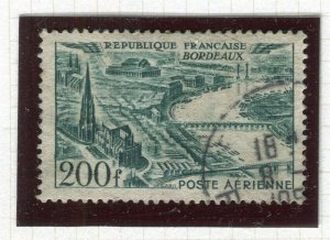 FRANCE; 1949-50 early AIRMAIL issue fine used 200Fr. value