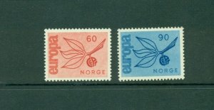 Norway #475-76 (1965  Europa set) VFMNH CV $2.60
