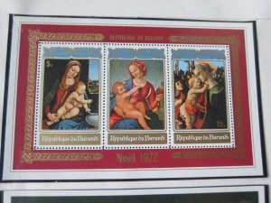 Burundi 1972 Sc 410a Christmas Religion MNH