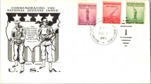 United States Marine Corps 1c, 2c and 3c Defense 1941 Midway Det. 3rd Def. Bt...