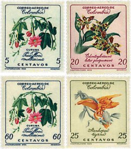 267090 MNH COLOMBIA 1960 FLORES