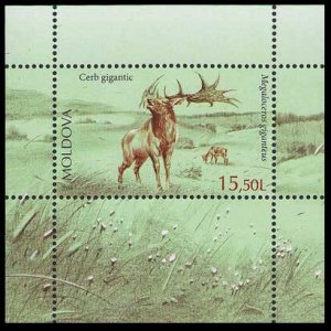 2016 Moldova 984/B75 The extinct fauna of Moldova 8,00 €