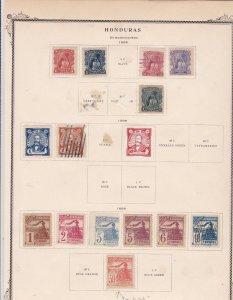 Honduras 1895 Stamps on page Ref 15567