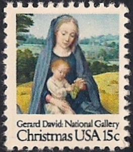 #1799 15 cent Christmas, Madonna mint OG NH VF